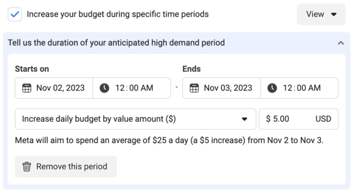Budget Scheduling